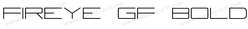 Fireye GF Bold字体转换